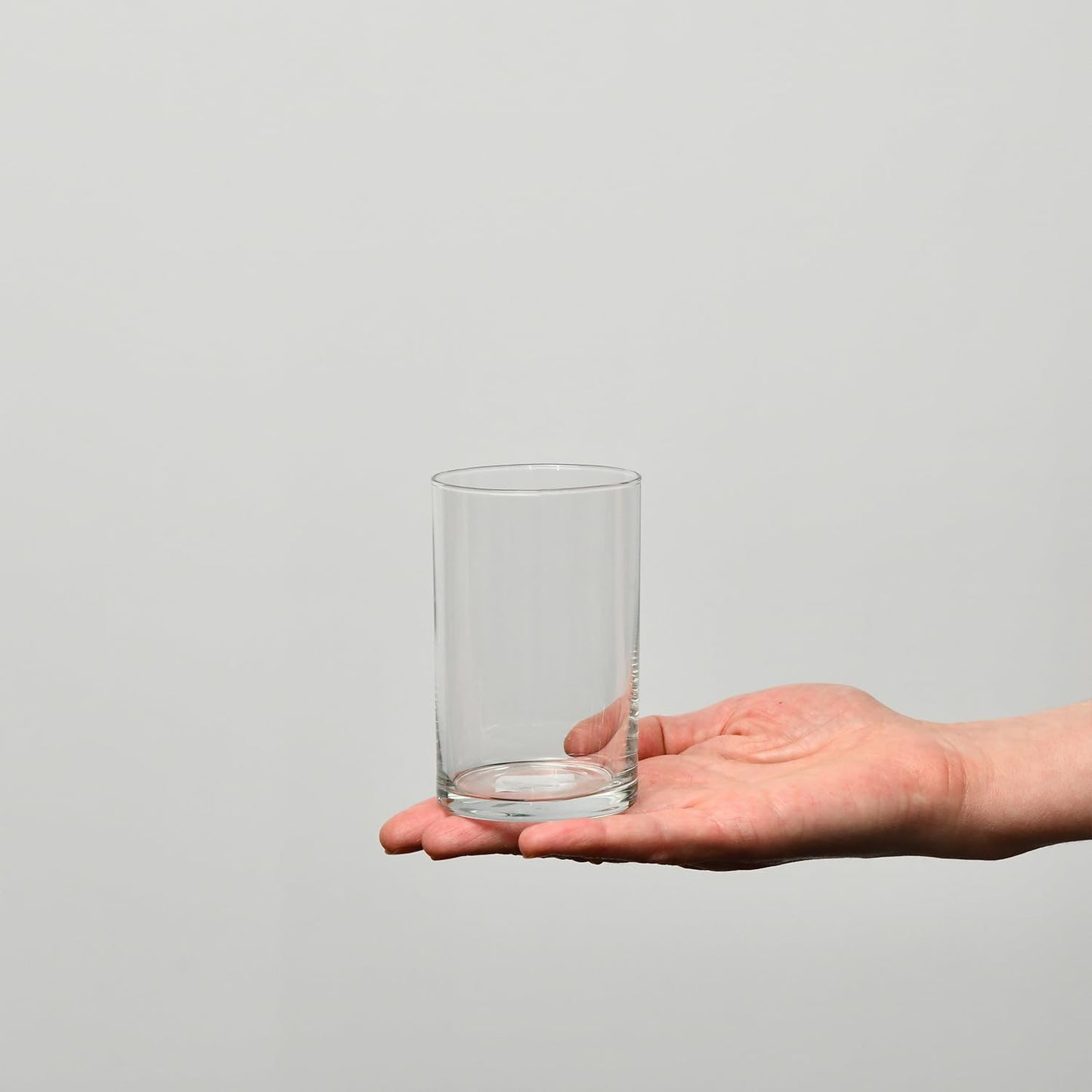 Set de 6 Vasos de Cristal 250 ml – Vasos para Agua, Café y Té Aptos para Lavavajillas