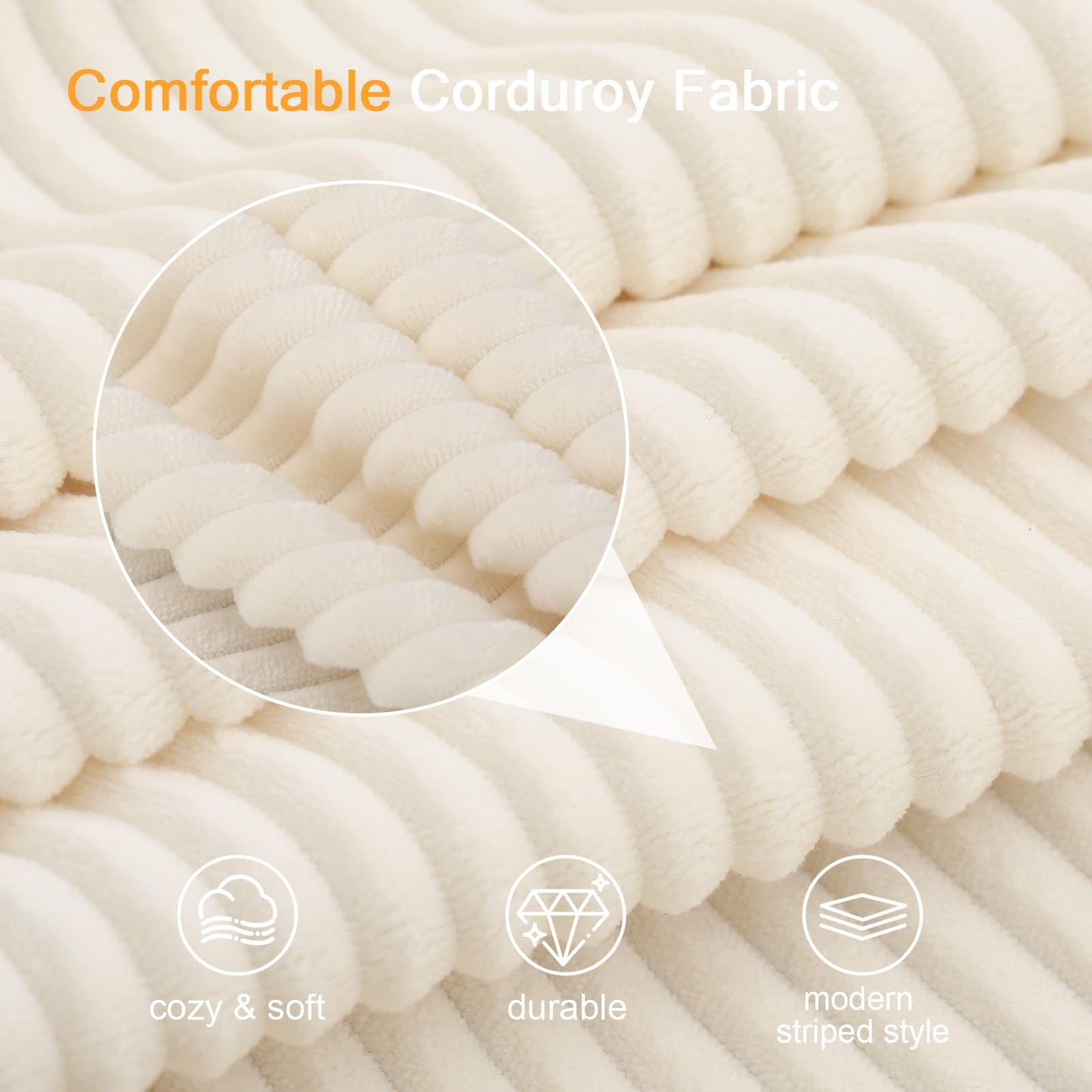 MeMoreCool Sofá-cama conversível, sofá dobrável de veludo con almofadas, sofá sem ossos, confortável sofá de dois lugares para sala de estar e quarto, cor bege