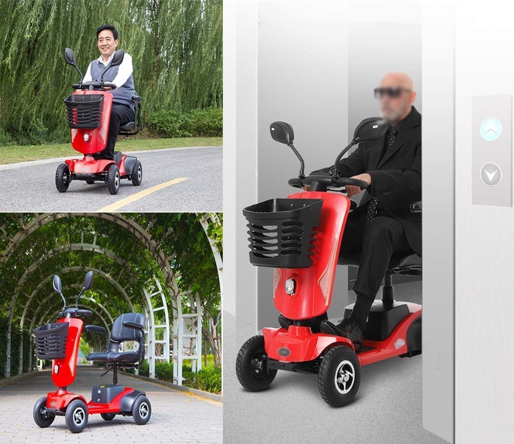 Silla de Ruedas Eléctrica para Adultos – Scooter de Movilidad Ligero, Plegable y Fácil de Usar