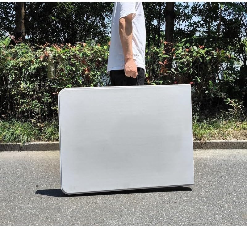 Mesa Plegable Portátil 180x70 cm – Mesa Rectangular para Camping, Jardín, Eventos y Reuniones