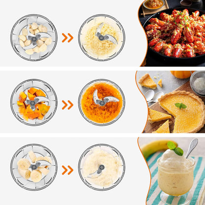Picadora Manual de Alimentos Multifuncional – Cortador para Cebolla, Ajo y Verduras con Sistema de Tirador